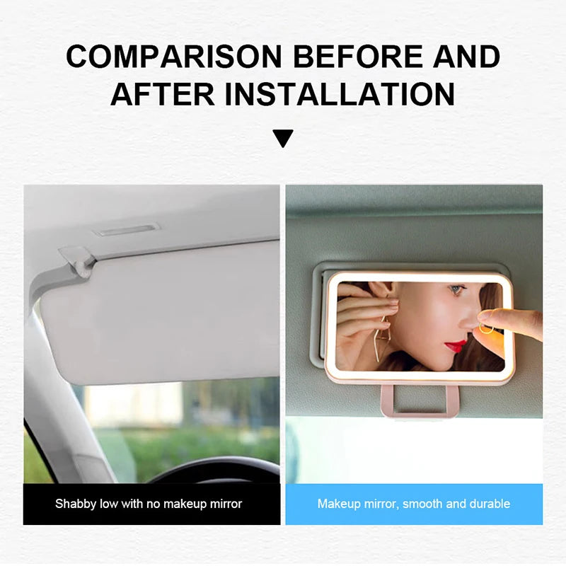 LED Lighting Car Interior Mirror